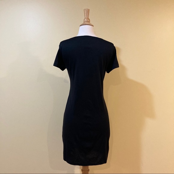 Jersey Soft T Shirt Dress w Pockets - Picture 4 of 4